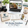 Commercial License: MN Recipe Database for Food Bloggers
