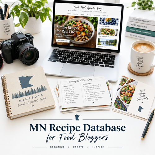 Commercial License: MN Recipe Database for Food Bloggers