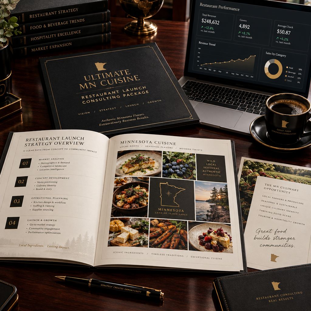 Ultimate MN Cuisine Restaurant Launch Consulting Package